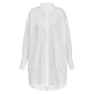 GOSSIA Zahra Oversized skjorte, Off-white