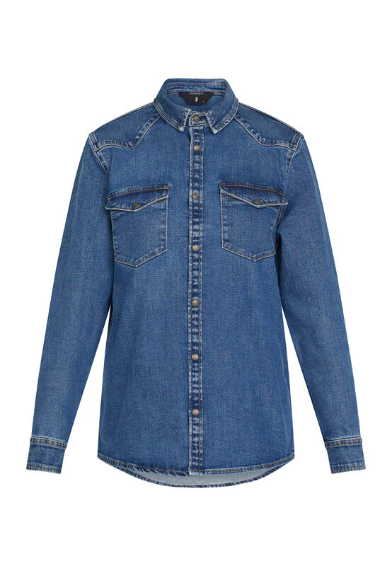 SISTERS POINT SKJORTE DENIM - Billede 3