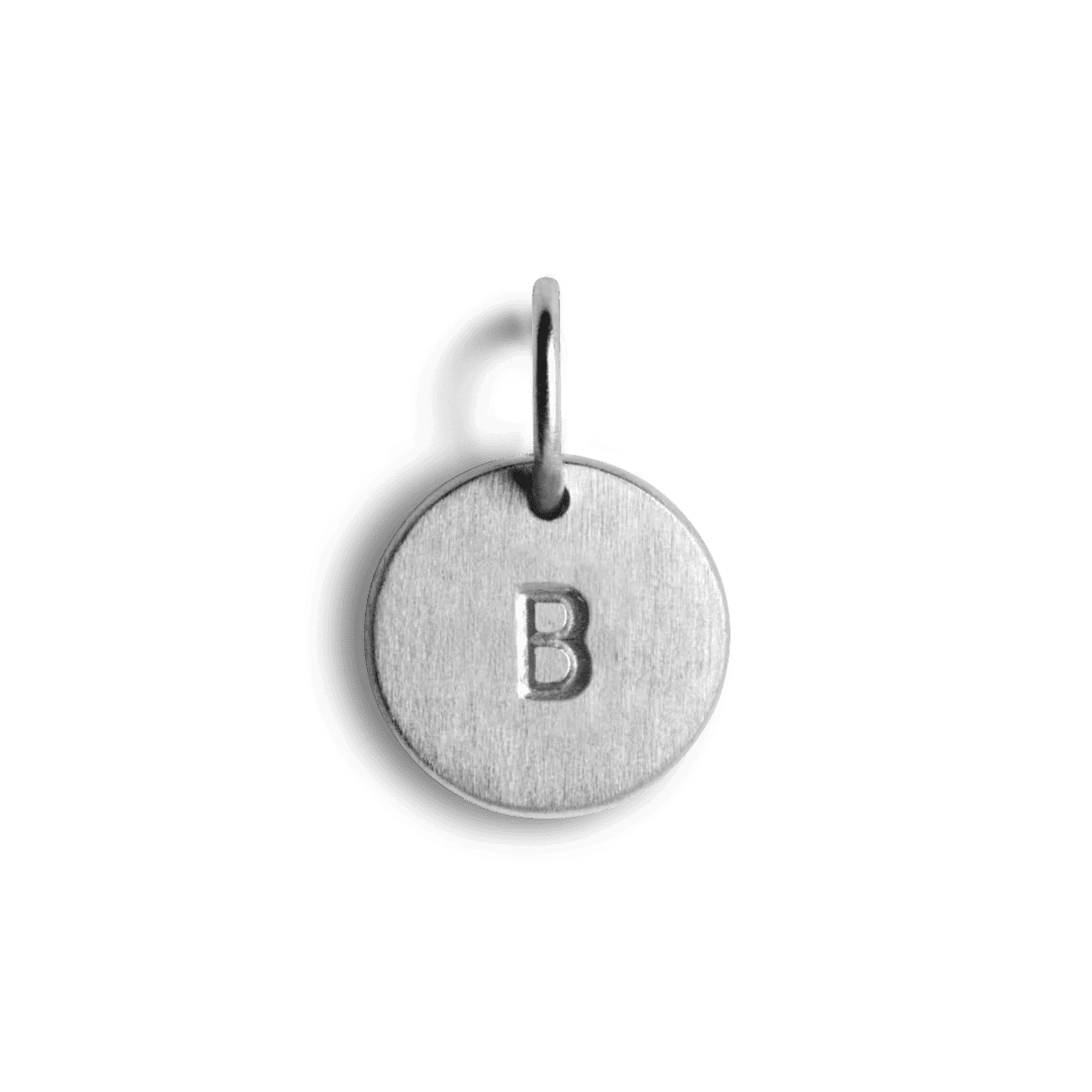 Jane Kønig Medium lovetag A-Z, Sølv - Billede 3